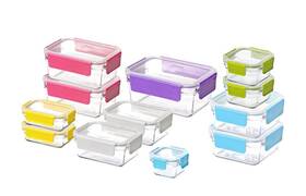 28120 Glasslock Premium Oven Safe Tempered Glass Set 12 Piece Clear