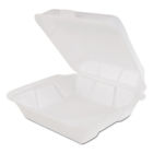 Sn330 Gnp Genpak Foam Hinged Carryout Container Medium White 020648034687