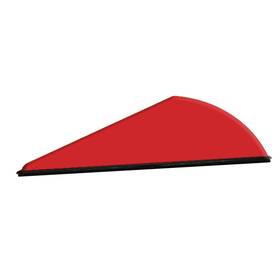Vane20rrd100 Gold Tip Vane 100ct 2-inch Raptor Arrows Red