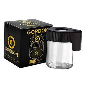 Fd100tm-hei Goldenclub Gordon Magnifying Viewing Jar With Led Light Transparent Light-up Glass Storage Black