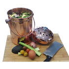 Goldsol Brands St Countertop Bucket Bin Crock Pail Kitchen Food Container Copper Steel New 731840448041