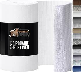 Gorilla Grip 840029609057 Dripguard Shelf Liner Non-adhesive Drawer And Kitchen Cabinet Pr Gorilla Grip 840029609057 Dripguard Shelf Liner Non-adhesive Drawer And Kitchen Cabinet Pr