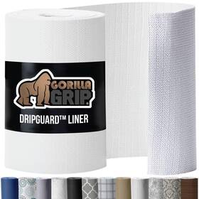 Gorilla Grip 840029609095 Dripguard Drawer And Shelf Liner For Cabinet Slip Resistant Non