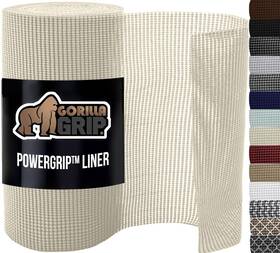 Gorilla Grip 840029625347 Powergrip Drawer Shelf And Cabinet Liner 10 Inch W X 12 L Cream