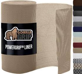 Gorilla Grip 840029625668 Powergrip Drawer Shelf And Cabinet Liner Thick Strong Hold Non-adhesive