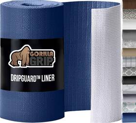 Gorilla Grip 840029626856 Dripguard Drawer And Shelf Liner For Cabinet Slip Resistant Non Adhesive Pro