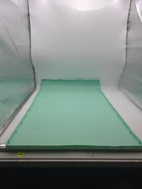 Gorilla Grip 840316708357 Waterproof Silicone Under Sink Mat With Raised Lip For Kitchen And Bathroom Mint