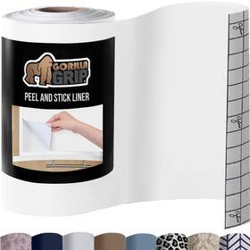 Gorilla Grip 840316712316 Adhesive Removable Liner For Drawers Shelves And Crafts Easy Install Peel A