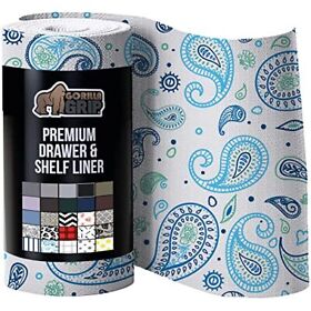 Gorilla Grip Slip Resistant Drawer And Shelf Liner Non Adhesive Water
