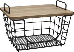 5219530 Gourmet Basics By Mikasa Madam Metal Stacking/nesting Antique Black 5219530 Gourmet Basics By Mikasa Madam Metal Stacking/nesting Antique Black