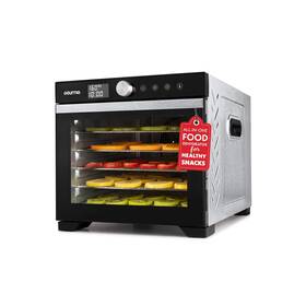 Gfd1610 Gourmia Digital Food Dehydrator 6 Stainless Steel Trays 360 Air