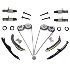 Gpq Gpq-dtb-fd3500-02 3.5 Timing Chain Kit Phasers Vvt Gear Vct Solenoid Guides Tensioners Fit