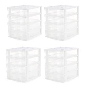 Gracious Living 193802284614 4 Drawer Desktop And Countertop Organizer Without Rganization Lid Fo