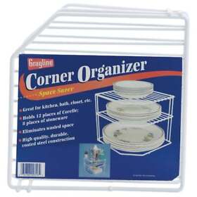40316 Grayline Corner Organizer 030786003162 White 40316 Grayline Corner Organizer 030786003162 White