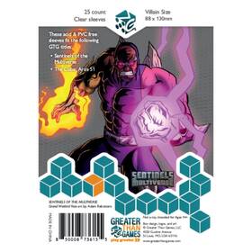 Greater Than Games 850008736155 Card Sleeves Large Size - 88x130 Mm 25 Clear