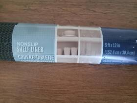 Greenbrier 639277012845 Nonslip Shelf Liner Couvre-tablette Antid Rapant 5 Ft X 12 Inches Shelves Drawer