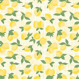 04f-c7h5p-06 Grip Con-tact Prints 4 L X 18 W Country Lemon Non-adhesive Shelf Liner 6-pack