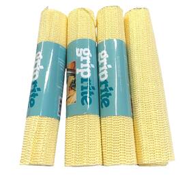 Grip-rite 087508041704 3.5 Non Slip Mat Roll Drawer Liner Anti Griprite Multi Purpose Yellow