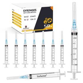 Gf2030701 Gufastoe 50pack 3ml/cc With 23 Ga 1 Inch Safety Individually Wrapped Gf2030701 Gufastoe 50pack 3ml/cc With 23 Ga 1 Inch Safety Individually Wrapped