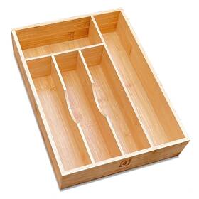 Xin-05 Guiogc Bamboo Silverware Drawer Organizer U