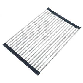 Kdr006 Gulfdealz Roll Up Dish Drying Rack - Silicone Coated Over The Sink M Kdr006 Gulfdealz Roll Up Dish Drying Rack - Silicone Coated Over The Sink M