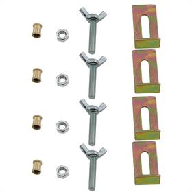 2869-ba-4 Gzwzh 4 Sets Metal Recessed Sink Holder Kitchen Under Counter Basin Screws
