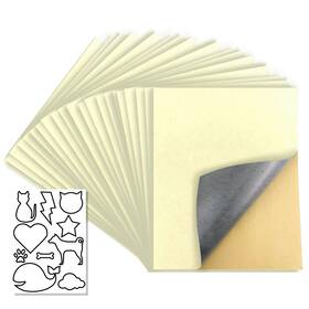 Sh0071 H S D K Create Your Life 20 Pcs Self Adhesive Velvet Flocking Liner For Jewelry Drawer Box Lining