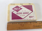 H2053r Vintage New Recipe Cards Guides Beverages Bread Cake More