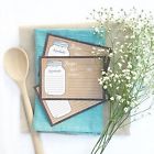 Hadley Designs Recipe Cards Set Of 50 4x6 Blank 715854672401