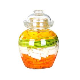 Hjar-03 Haeljard 1.5l Glass Jar With Lid Fermentation Traditional Fermenting Kit Crock Wi
