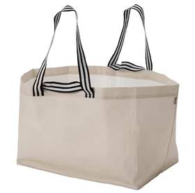 Hafeehoo 060959862949 I-k-e-a Gorsnygg Shopping Storage Bag Large Light Beige Polypropylene 22 1/2x