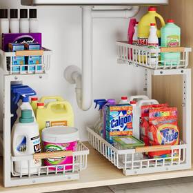 Hahaemall 810155760618 Under Sink Organizer Storage For Families Pull Out Undersink Organiz Hahaemall 810155760618 Under Sink Organizer Storage For Families Pull Out Undersink Organiz