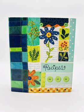 Ra-1675 Hallmark Vtg Sunflower Refillable Recipe Kitchen Organizer Card Album Binder Usa