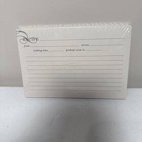 Tog1011 Hallmark 4x6 Recipe Cards 36