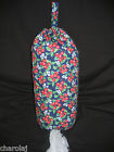 Handmade Cherry Blossom Print Grocery Bag Very Pretty Holder Hangs Handmade Cherry Blossom Print Grocery Bag Very Pretty Holder Hangs