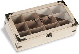Handrong 313089497433 Tea Box Wood Organizer And Storage 12 Compartments Teas Bag Holder