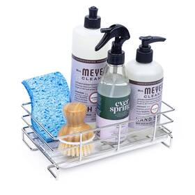 Handy Home Concepts 506083257046 Kitchen Sink Caddy Sponge Holder With Bamboo Brush Rustproof Dish Soap