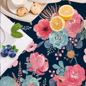 73005-1 Haokhome Floral Drawer Shelf And Cabinet Liner Self-adhesive Liners