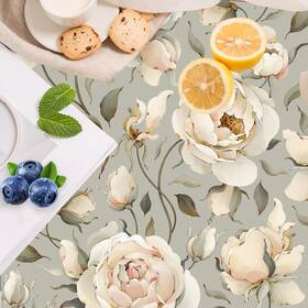73242-2 Haokhome Shelf Liner And Cabinet Floral Peony Self-adhesive Drawer Liners Peel A
