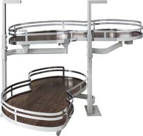 Bcso218pcwd-lh Hardware Resources Bcso218-lh Pull Out 2 Tier Blind Corner - Multicolor