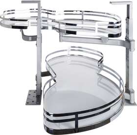 Bcso221pcwh-rh Hardware Resources Bcso221-rh Pull Out 2 Tier Blind Corner - White Bcso221pcwh-rh Hardware Resources Bcso221-rh Pull Out 2 Tier Blind Corner - White