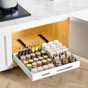 Ed21 Hbl Hblft 1 Pack 21 Inch Deep Pull Out Cabinet Organizer Adhesive 13.8 To 22.0 Ed21 Hbl Hblft 1 Pack 21 Inch Deep Pull Out Cabinet Organizer Adhesive 13.8 To 22.0