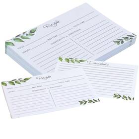 Hearth & Haven 860010536933 Recipe Cards Custom 4.5x6.7-set Of 50 Double Sided Blank Card Premium Hearth & Haven 860010536933 Recipe Cards Custom 4.5x6.7-set Of 50 Double Sided Blank Card Premium