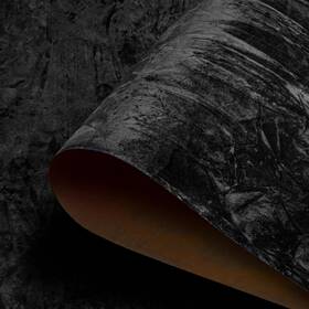 011bk Hellowall Self Adhesive Velvet Wallpaper Black Soft Fabric 17.7 Inch X80 W