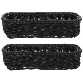 I008mb283nod14kf Hemoton 2pcs Seasoning Jar Storage Box And Silverware Organizer Baskets For K
