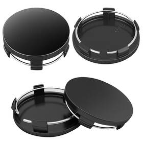 Hiahxc 683304117294 4 Pcs Universal Wheel Center Caps Hub Cover 2.36 Inch Od 2.2 Id 60mm Snap-in