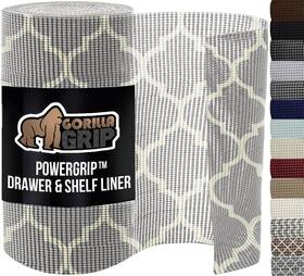 Hills Point Industries Llc 313048729704 Gorilla Grip Powergrip Drawer Shelf And Cabinet Liner Thick Strong Hold Non-ad Hills Point Industries Llc 313048729704 Gorilla Grip Powergrip Drawer Shelf And Cabinet Liner Thick Strong Hold Non-ad