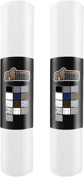 Hills Point Industries Llc 726084149502 Gorilla Grip Slip Resistant Drawer And Shelf Liner 2 Pack Non Adhesive Water Re