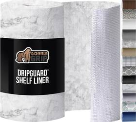 Hills Point Industries Llc 744759499882 Gorilla Grip Dripguard Shelf Liner Non-adhesive Drawer And Kitchen Cabinet Prot