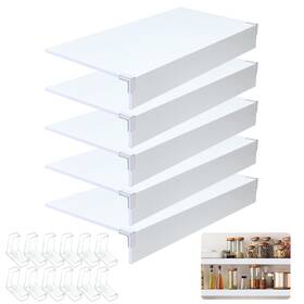 Hkxalhhdd 092736322746 5 Pcs Wire Shelf Covers 40 16 Rack For Shelves 0.31in Thick Pvc W